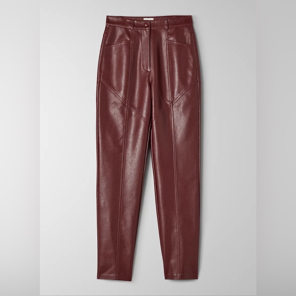Wilfred Rebel Pants Burgundy